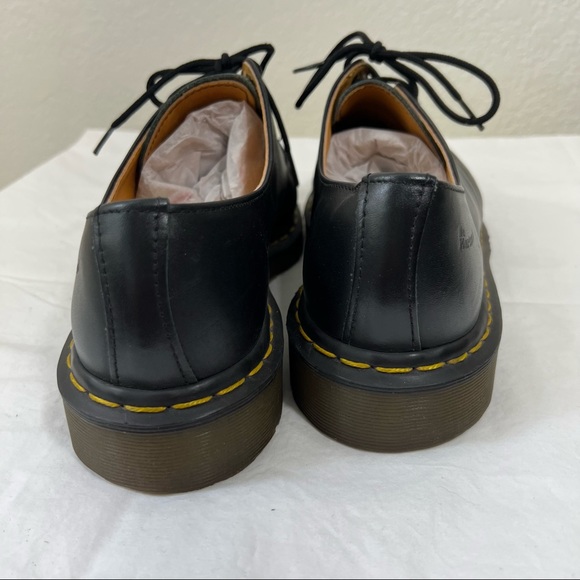 Dr. Martens vintage 1561 Oxford smooth black leather lace up sz mens UK 10 US 11 - Picture 6 of 16